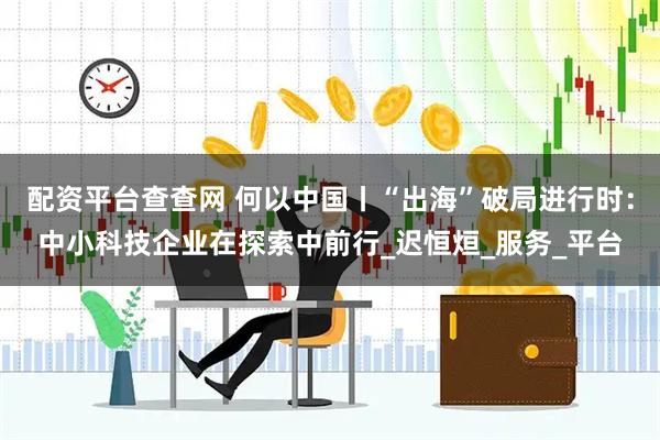 配资平台查查网 何以中国丨“出海”破局进行时：中小科技企业在探索中前行_迟恒烜_服务_平台